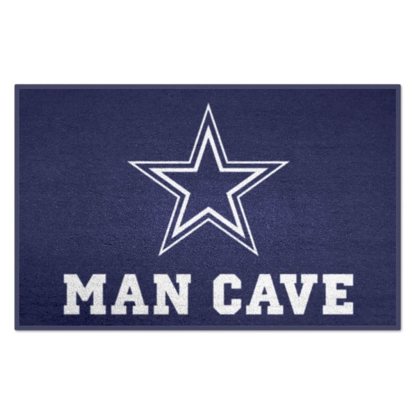 NFL Dallas Cowboys Blue Man Cave 2 ft. x 3 ft. Area Rug