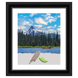 Corded Black Picture Frame Opening Size 20 x 24 in. (Matted To 16 x 20 in.)