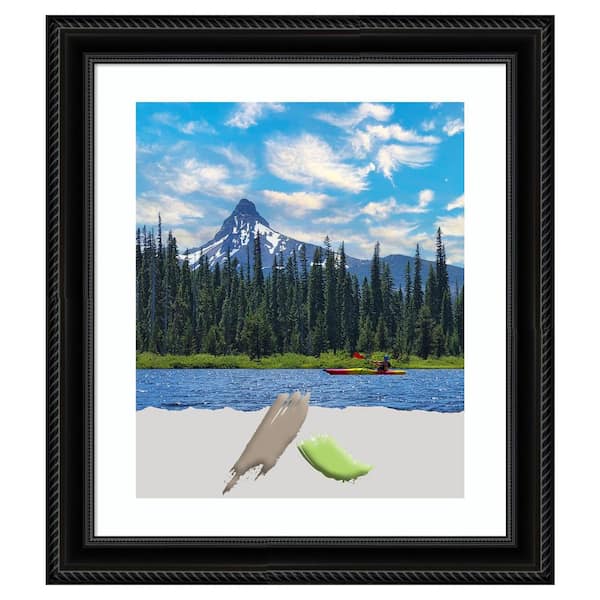 Amanti Art Corded Black Picture Frame Opening Size 20 x 24 in. (Matted To 16 x 20 in.)