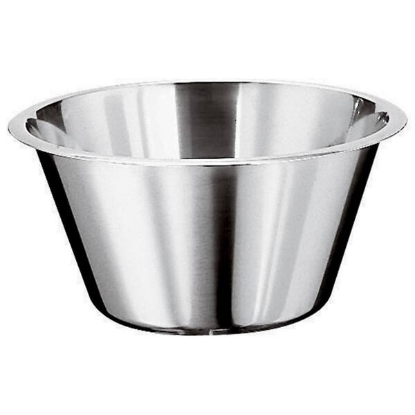 Paderno World Cuisine 2-1/8 Qt. Stainless Steel Flat-Base Mixing Bowl