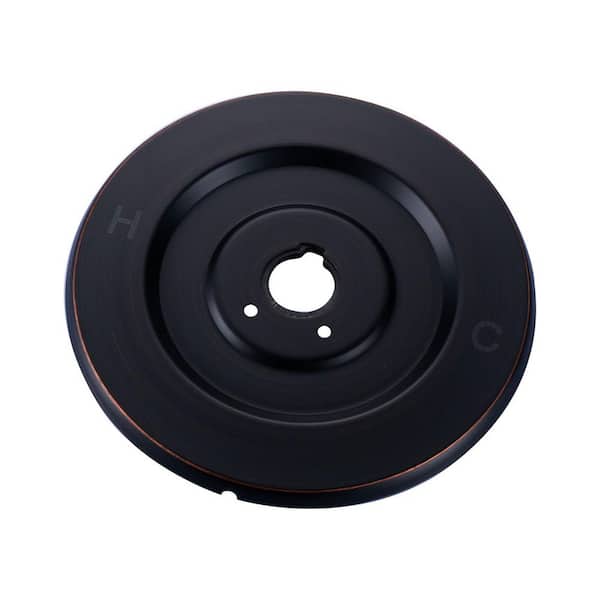 7 in. Dia Escutcheon for Single-Handle Wall Mount Pressure Balance Valve Trim Kit in Oil Rubbed Bronze