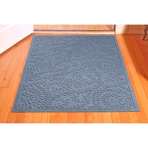 WaterHog Boxwood Bluestone 35 in. x 59 in. PET Polyester Indoor Outdoor Doormat