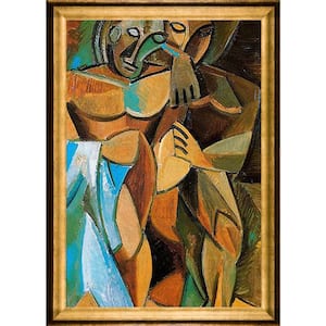 Friendship by Pablo Picasso Athenian Gold Framed People Oil Painting Art Print 29 in. x 41 in.