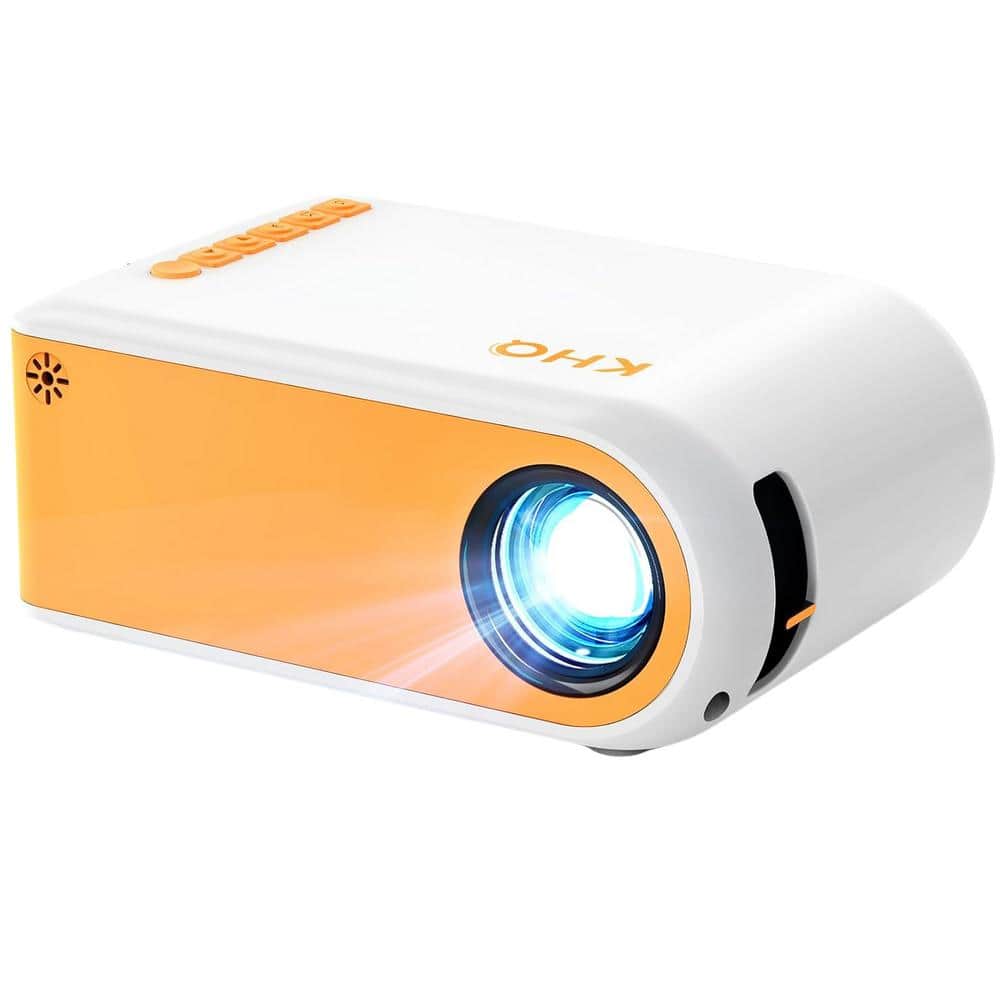 1920 x 1080 Full HD Mini Upgraded Portable Projector with 2800 Lumens and Stylish Streamlined Design for Indoor/Outdoor -  EKIEUDL, 27E066PH041