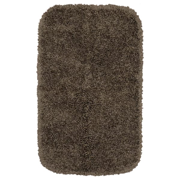 Garland Rug Serendipity Chocolate 24 in. x 40 in. Shaggy Washable Nylon Rug