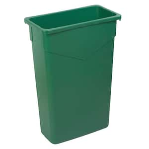 TrimLine 23 Gal. Green Rectangular Trash Can (4-Pack)