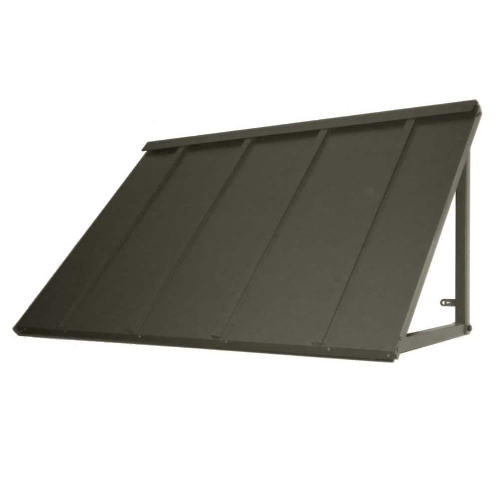 Awntech 47 Ft Houstonian Metal Standing Seam Fixed Awning 56 In W X 24 In H X 36 In D In