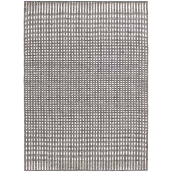 Unbranded Otis Ivory/Gray 8 ft. x 10 ft. Area Rug