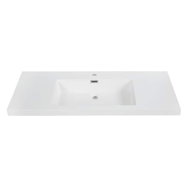 Streamline 47.2 in. Solid Surface Resin K-140-SLSITRC-48 Vanity Top