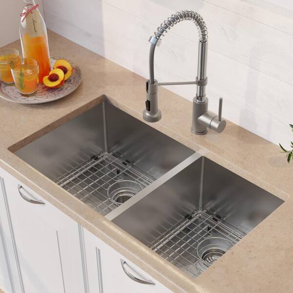 Stainless Steel Silver Kitchen & Bathroom Sink Faucet Hole Cover Deck Plate OJ