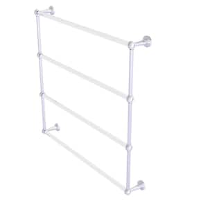 Pacific Beach 4 Tier 36 in. Ladder Towel Bar in Satin Chrome