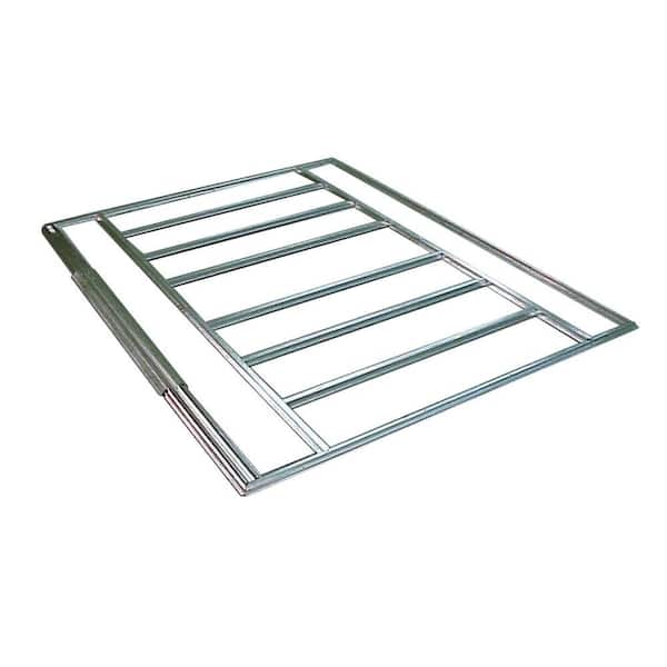 Arrow 5 ft. x 4 ft. and 6 ft. x 5 ft. Galvanized Steel Floor Frame Kit for Sheds