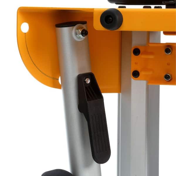 Dewalt aluminum rolling table saw stand discount