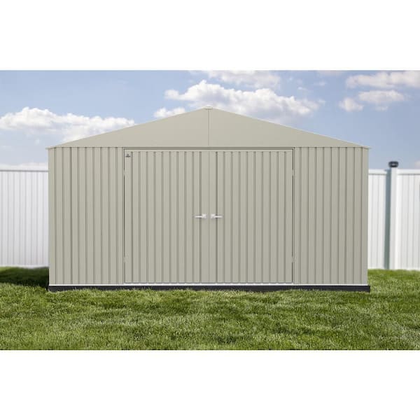 Elite Storage Shed 16 ft. W x 14 ft. D x 8 ft. H Metal Shed 224 sq. ft.