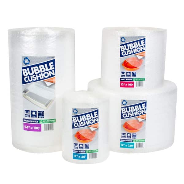 Bubble Cushioning Wrap Roll - 48 Wide x 65 Ft - Large 1/2 Bubbles
