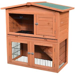 40 in. Natural Wooden Animal House - Small