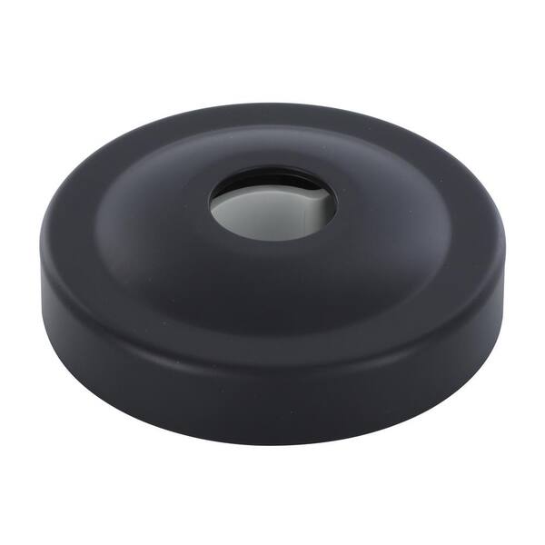 DANCO Shower Arm Bracket Stabilizer in Matte Black 12009 The Home Depot