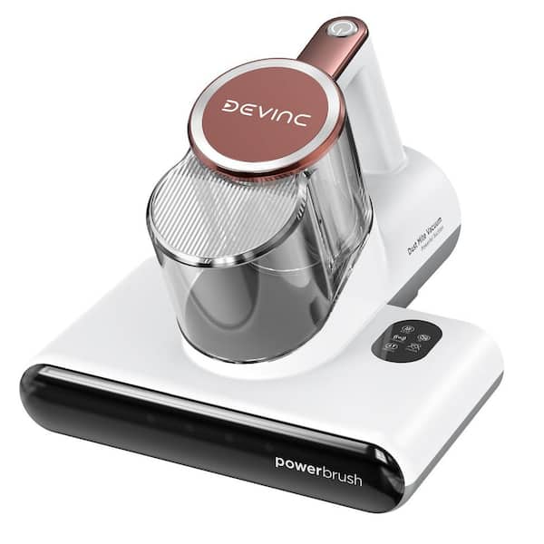 Bagless Corded HEPA Filter Handheld Vacuum for Mattress, Sofa, Couch, Crib, Carpet, Fabric Surfaces in White