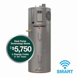 ProTerra 65 Gal. Smart High Efficiency Hybrid Heat Pump Water Heater w/ Leak Detection & Auto Shutoff - 10-Year Warranty