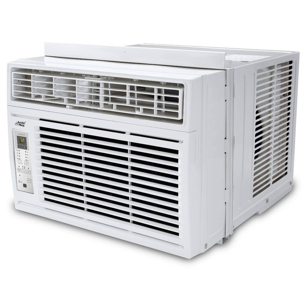 Arctic King 14 500 Btu Window Air Conditioner In White Kaw15r1bwt The Home Depot