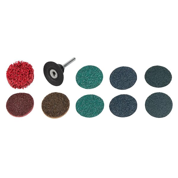 Milwaukee 2 in. Quick Change Disc Kit (10-Pieces)