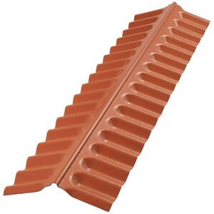 4 ft. Sedona Brick Polycarbonate Ridge Cap Flashing