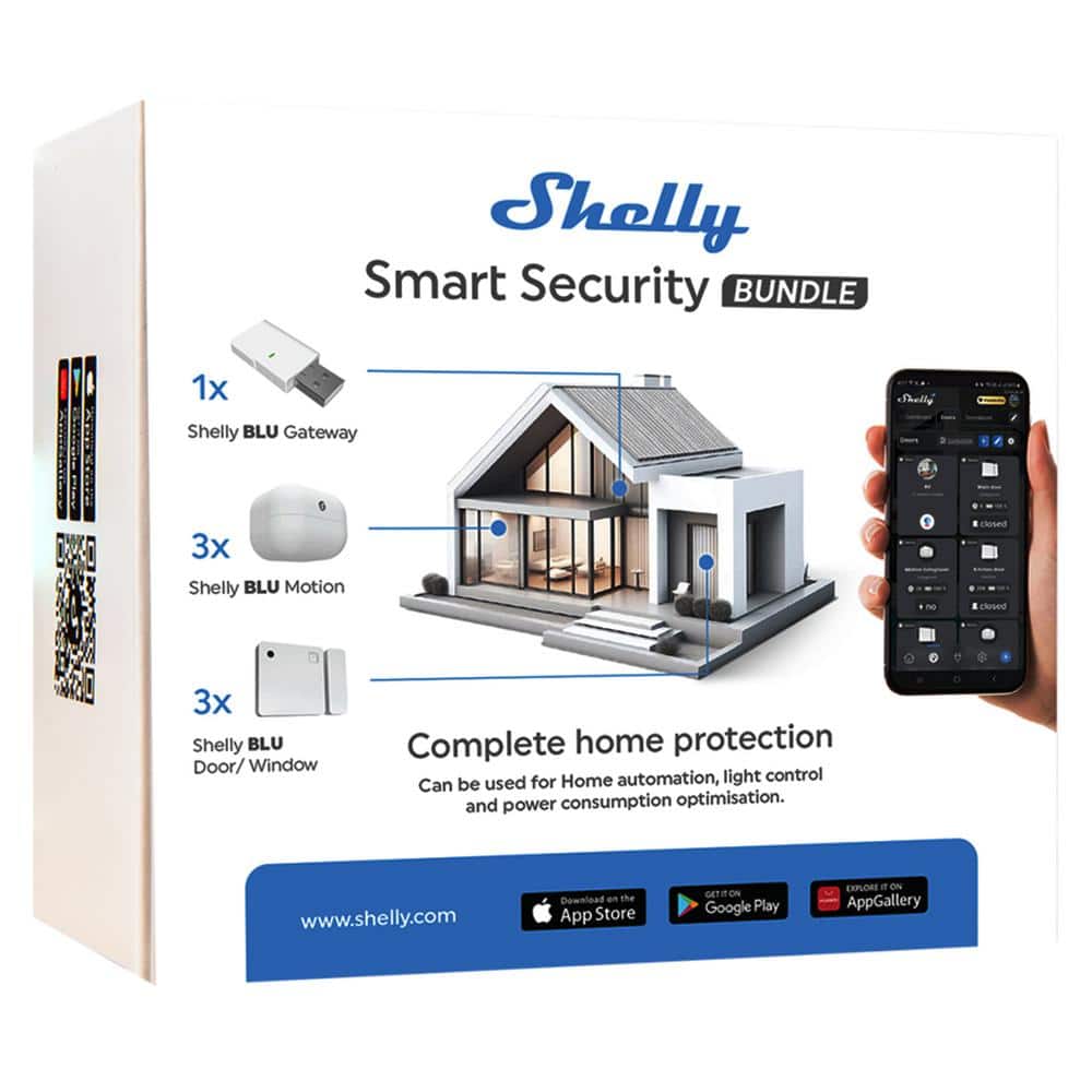 shelly 专用 5セート Shelly Smart Security Bundle, Bluetooth Devices, Home Automation