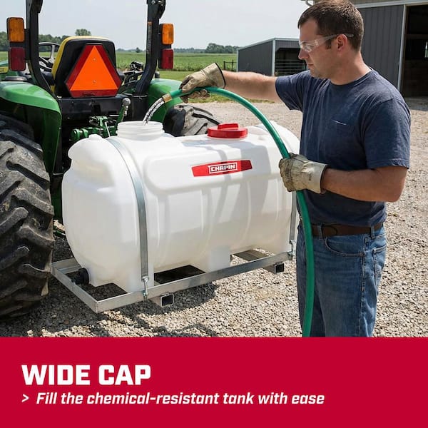 Chapin 98142 Water Storage Tank, 40 Gal., Wide Cap, Drain and