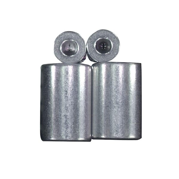 Everbilt 3/16 in. Zinc-Coated Aluminum Ferrule and Stop Set