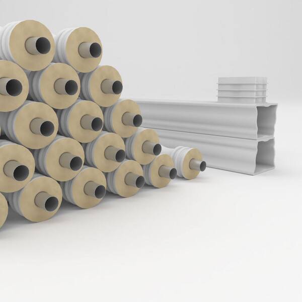 Ekena Millwork Fiberthane Embassy Balustrade 192 in. L x 40 in. H Fiberglass Railing Kit