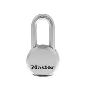 Master Lock Combination Lock, Heavy Duty Weatherproof Padlock, Resettable  For Outdoor Use, M175XDLF, Brass Finish