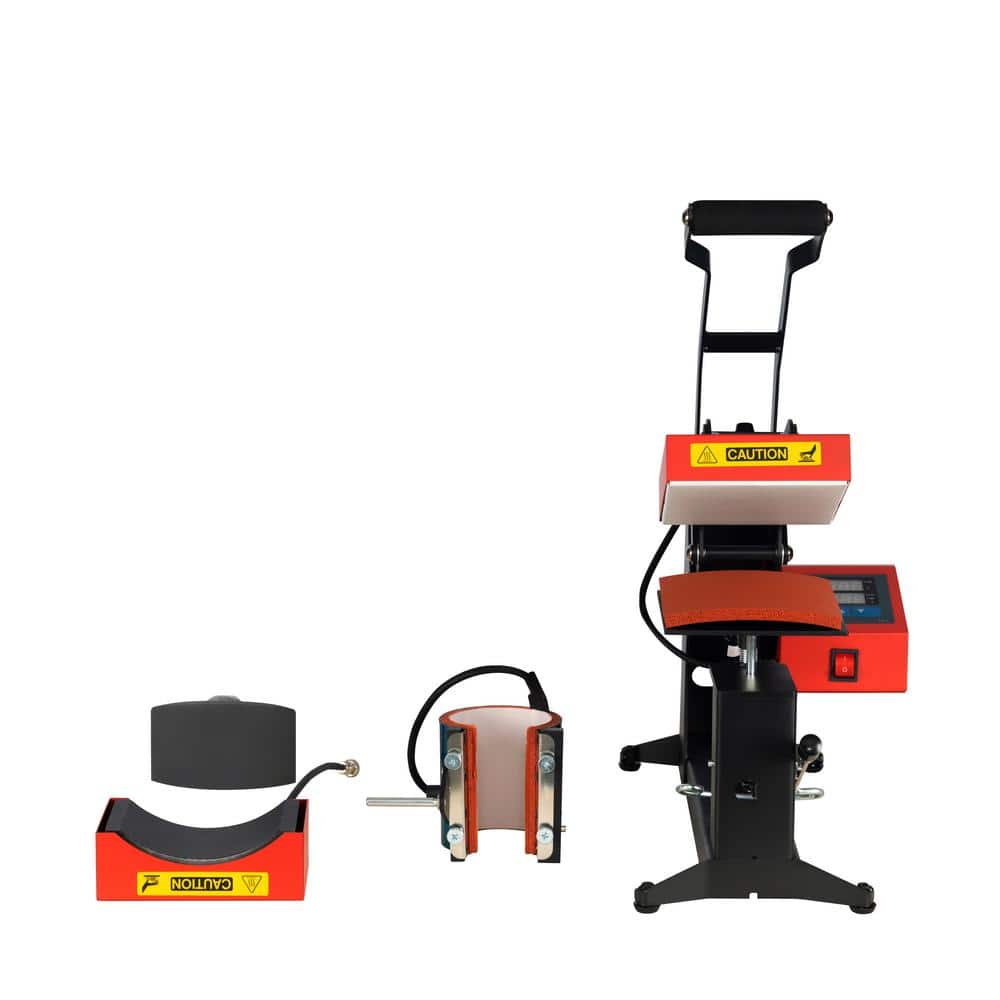 3 in 1 Combo Heat Press Machine with 400W Power, Precise Controls, and Vers