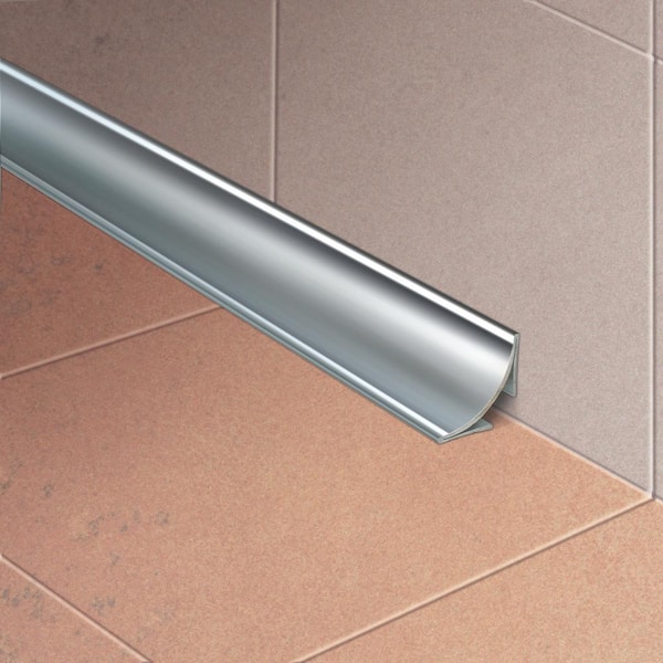 EMAC Novoescocia 4 Natural 1-1/2 in. x 98-1/2 in. Stainless Steel