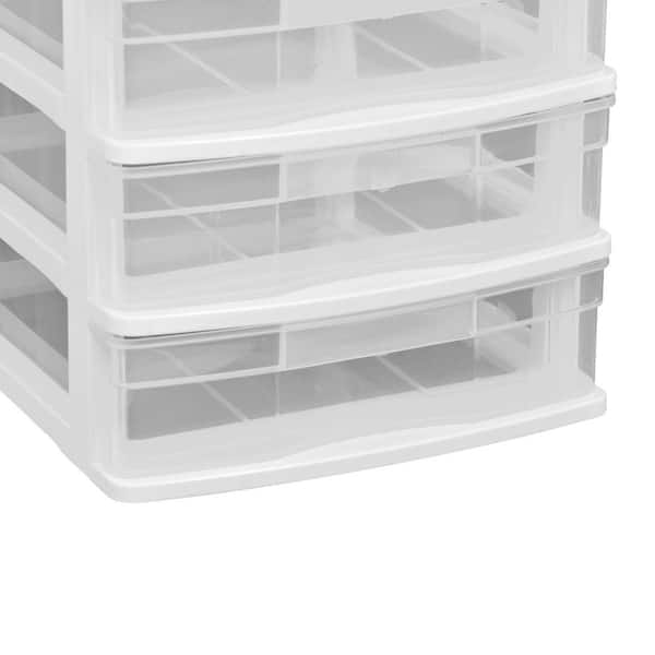  Organizer Mini 3 Drawer Wht Sm : Office Products
