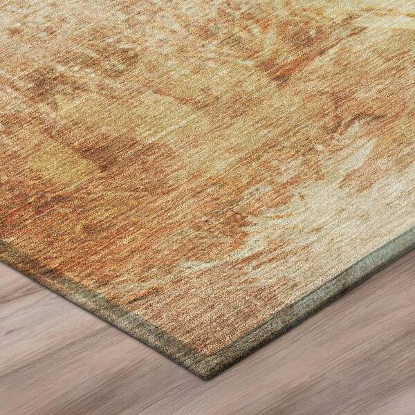 Chantille Machine Washable Indoor/Outdoor Abstract ACN2881 Paprika 10 ft. x 14 ft. Area Rug