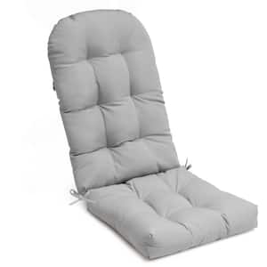 49.6 in. x 19.7 in. Light Gray Rocking Chair Cushions Outdoor Adirondack Chair Cushion