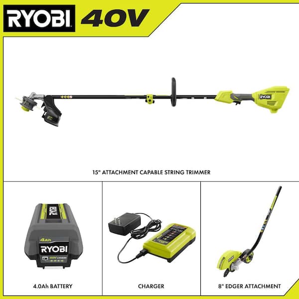 RYOBI 40V 15 in. Expand-It Cordless Battery Attachment