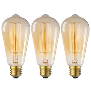 40W ST58 Edison Style Antique Light Bulb Hairpin Filament Clear 40W ST58 Edison Style Antique Light Bulb Hairpin Filament Clear