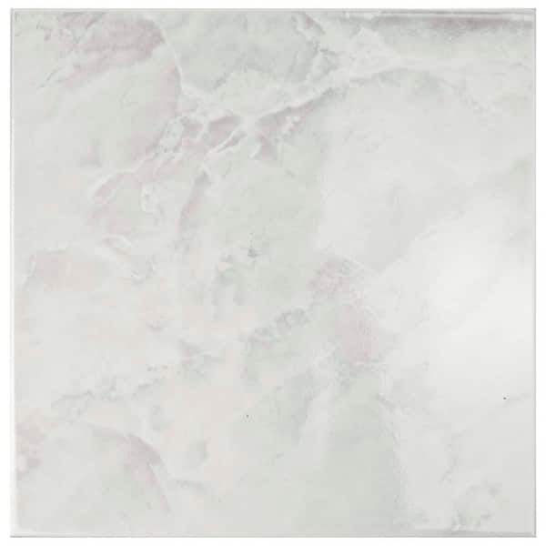 Merola Tile Gamma White 11-3/4 in. x 11-3/4 in. Ceramic Floor and Wall Tile (11 sq. ft. / case)