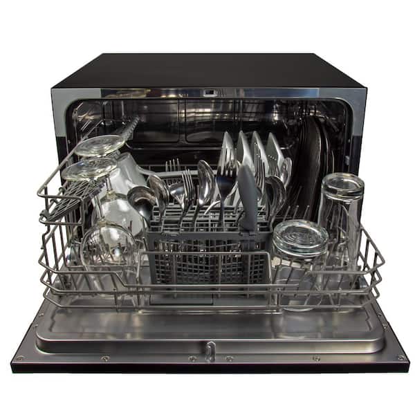 COMFEE' Countertop Dishwasher, Energy Star Portable Dishwasher, 6 Place  Settings