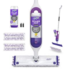 Swiffer Power Mop Vinyl, Tile & Laminate Floor Starter Kit (1-Power Mop, 2-Pads, Cleaning Solution and Batteries)