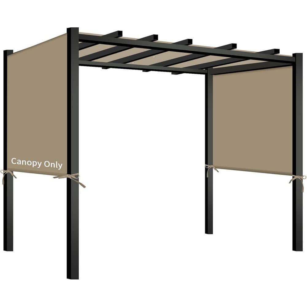 10 ft. x 12 ft. Outdoor Shade Cover Canopy Sun Shade Cover with Grommets Weighted Rods for Pergola Patio Porch (Brown) price history on PriceWatchPro