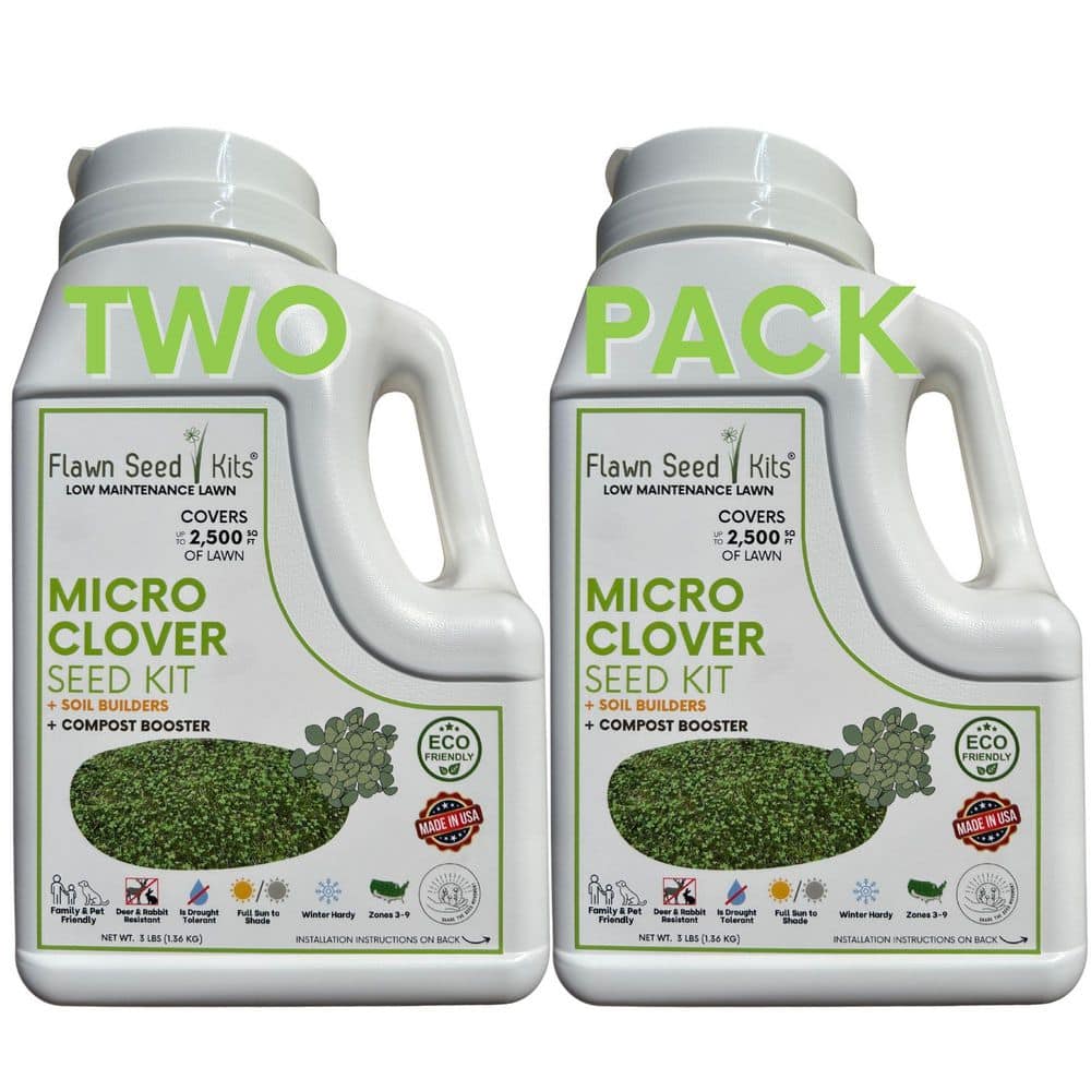 Micro Clover Alternative Grass Seed, Org Coated, Eco-Friendly, Low Growing, Low Mnt, Covers Up to 5,000 Sq. ft. price history on PriceWatchPro