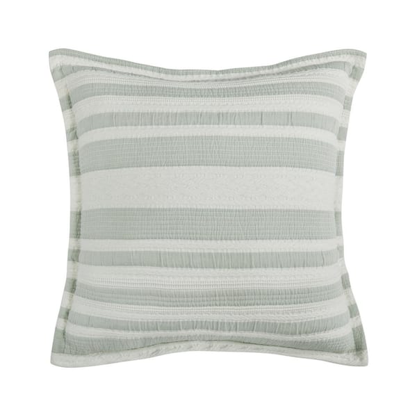 J QUEEN NEW YORK INC Cambria Cotton 20 in. Square Decorative Throw Pillow Cover