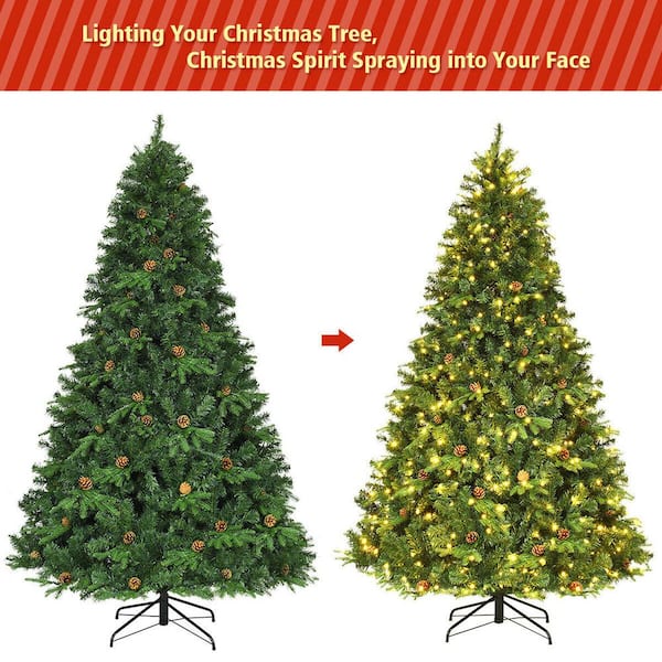 PREXTEX Christmas Lights (60 Feet, 300 Lights) (2 Packs Of 150 Count) – Multi Color Christmas Tree Lights With Green Wire - Indoor/Outdoor String