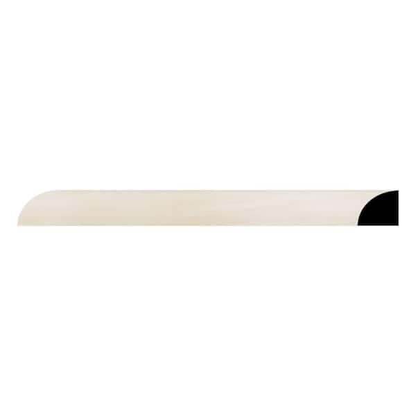Ekena Millwork WM106 0.69 in. D x 0.69 in. W x 96 in. L Wood (Poplar) Quarter Round