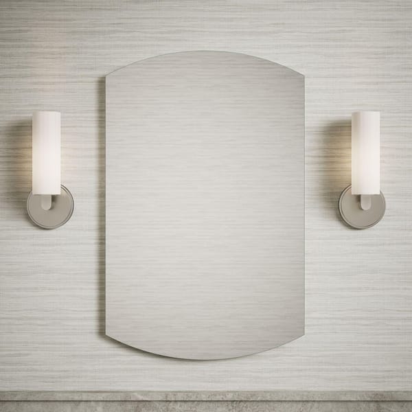 Archer 20 in. W x 31 in. H Rectangular Recessed/Surface Mount Medicine Cabinet with Mirror