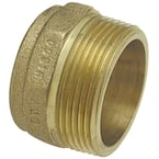 1-1/2 in. Bronze DWV Copper Cup x MIP Male Adapter Fitting
