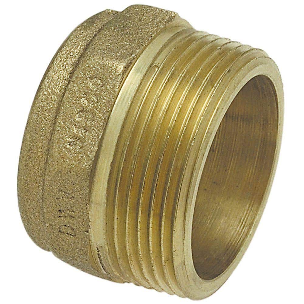 Everbilt 1-1/2 in. Bronze DWV Copper Cup x MIP Male Adapter