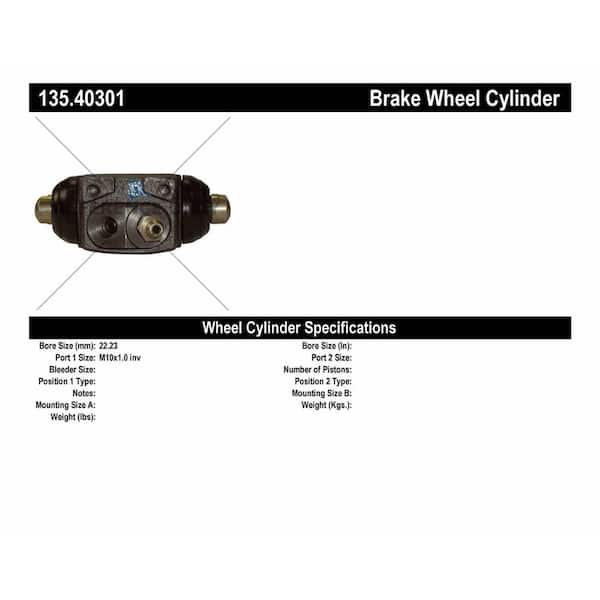Centric Parts Drum Brake Wheel Cylinder 1999-2001 Honda Odyssey